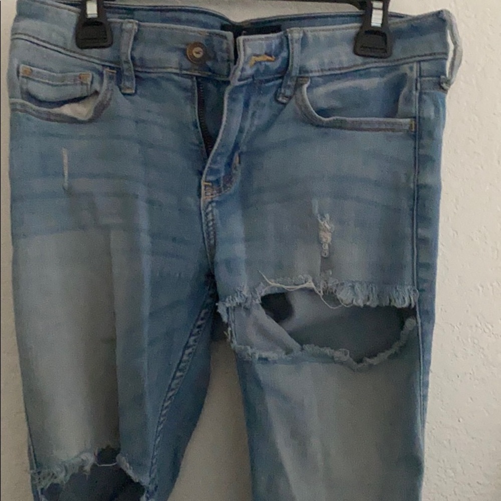 Low rise Holister skinny jeans